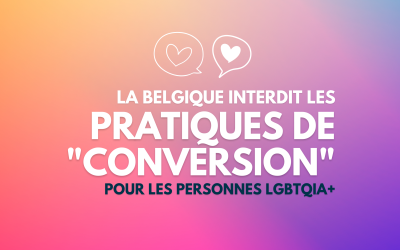 België verbiedt conversiepraktijken voor LGBTQIA+ mensen