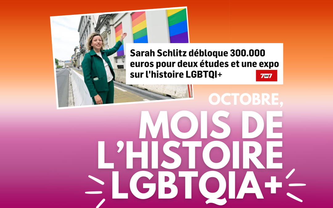 Octobre, mois de l’Histoire LGBTQIA+ : financement de deux études et d’une exposition à la Kazerne Dossin