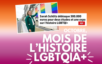 Octobre, mois de l’Histoire LGBTQIA+ : financement de deux études et d’une exposition à la Kazerne Dossin